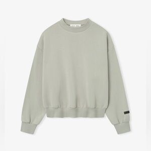 ESSENTIALS Classic Fleece Crewneck - Abbey Stone